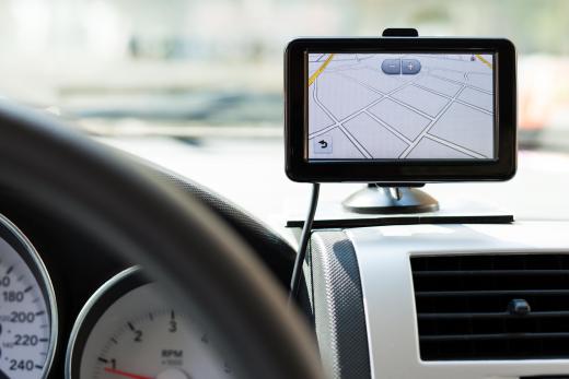 Some GPS units are used in cars to provide drivers with navigation services.