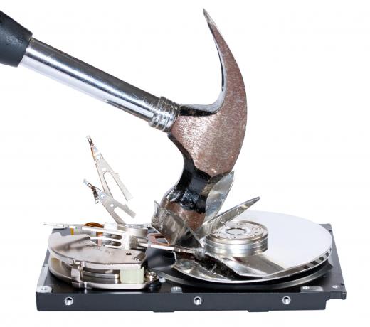 Physically destroying a hard drive is one way to ensure its files are not recoverable.