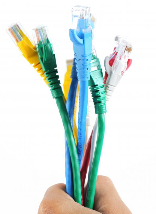 A port expander may be used to plug in multiple Ethernet cables.