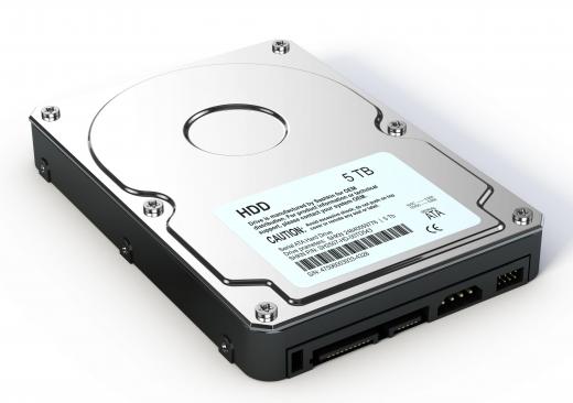 A hard drive.