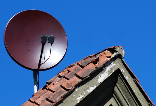 Satellite dishes are a common type of parabolic antenna.