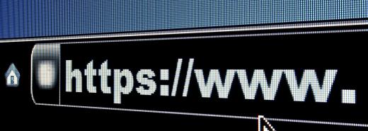 A user can feel safer about banking and other transactions when the URL includes "https."