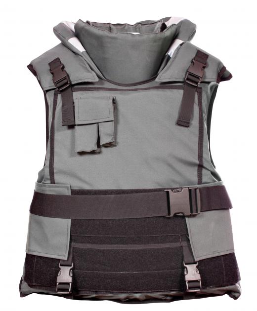 A Kevlar® bullet-proof vest.