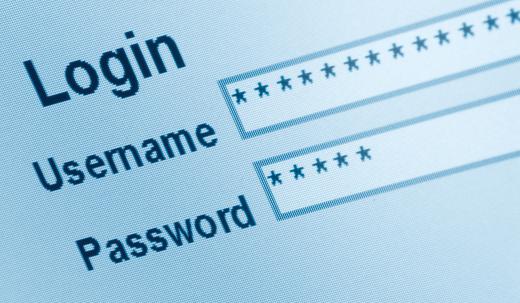 A sign in interface with a username and password.