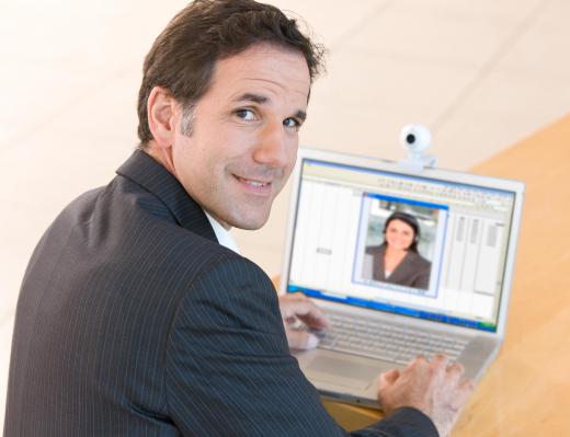 Online presentations may be given using videoconferencing software.