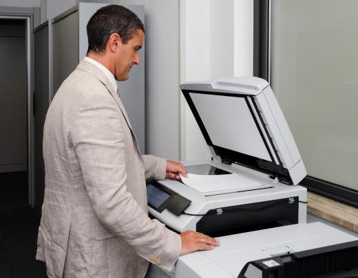 Photocopiers use flatbed scanner to capture an image, then it can be reprinted.