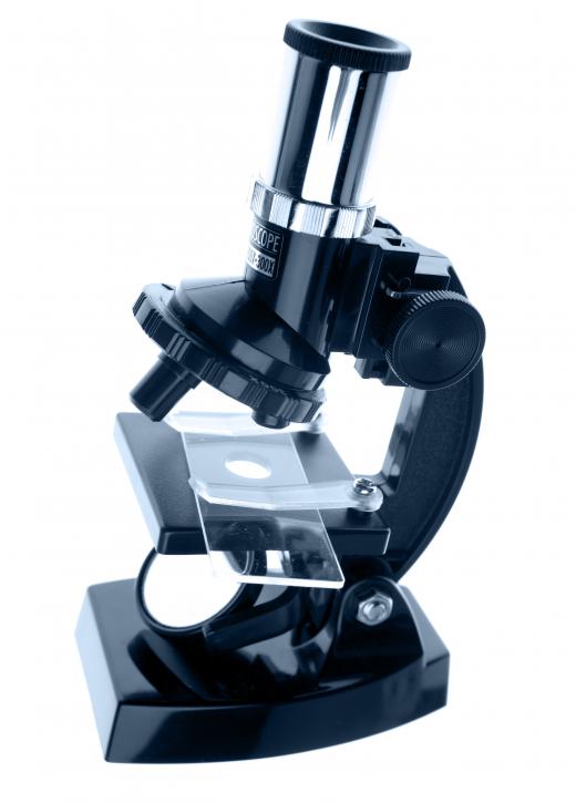 A compound microscope.