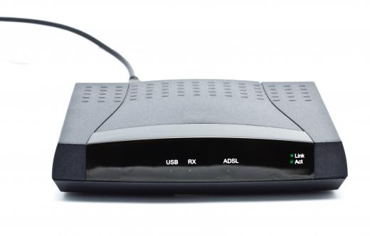 An ADSL modem, one of the ways to connect to the Internet.