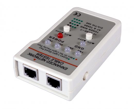 Network cable testers are used to tell if an Ethernet cable is capable of carrying a signal.