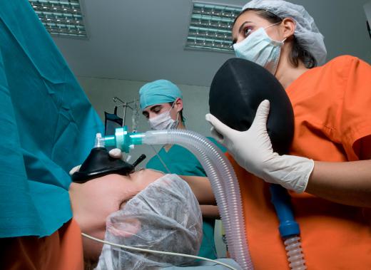 Modern anesthesia machines often feature cognitive systems, but manual options such as the ventilation bag exist as backup.