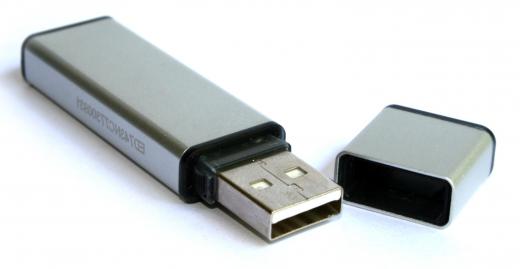 A flash drive can be used as a boot disk.