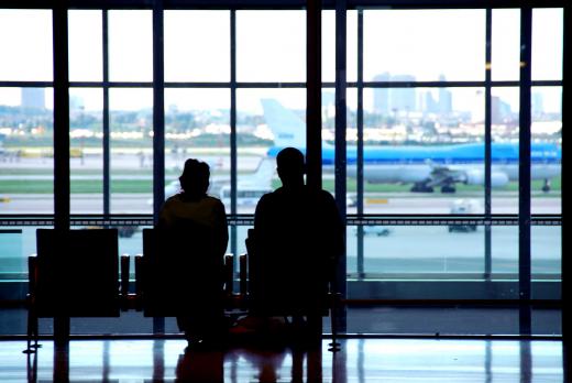 Some flight trackers provide information such as maps of airports and terminals.