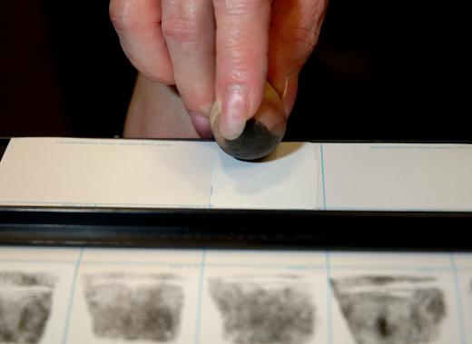 Fingerprinting ink is an important fingerprinting supply.