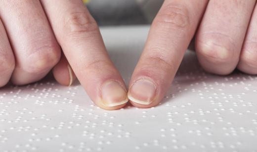 Just as braille helps people who are blind read, vision-impaired computers can allow them to use computers.