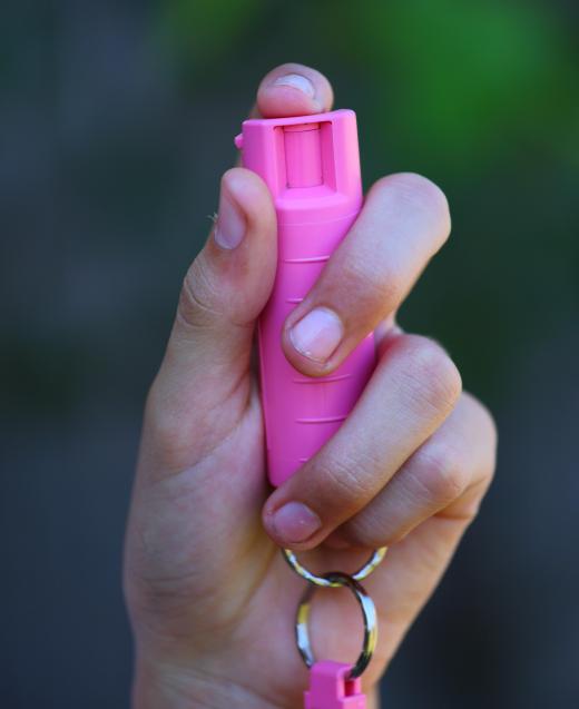 Some people carry pepper spray on fobs.