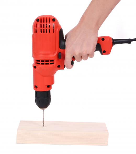 A hand drill is an electrically-powered tool.