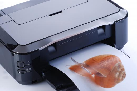 A bubble-jet printer in a type of ink jet printer.