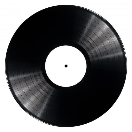 Vinyl records use analog technology.