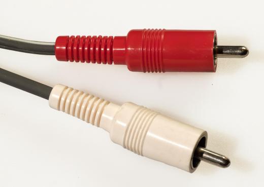 Red and white audio cables will be required in the process of converting tapes to cd.