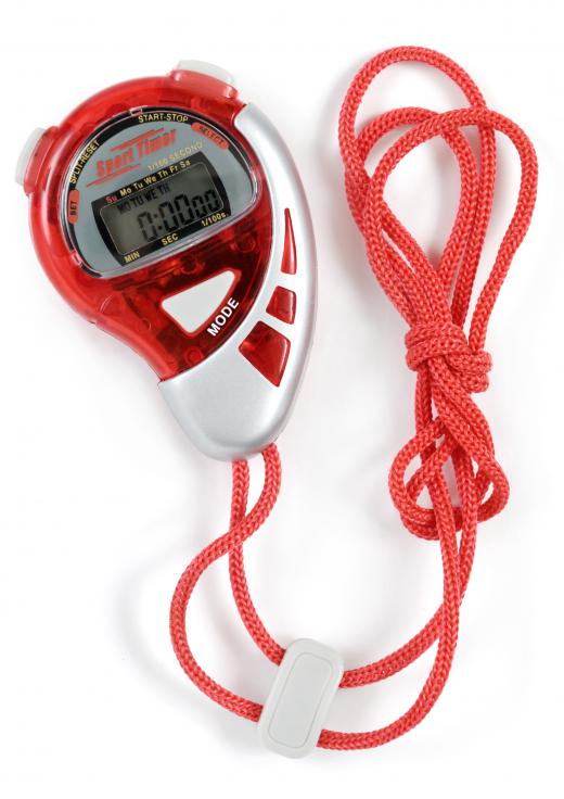 Stopwatches are one form of digital counters used to track time.