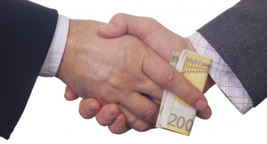 Sometimes bribery is used to acquire information on a business's competitors.