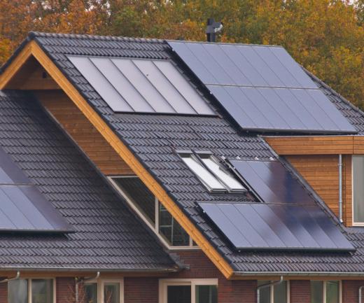 Solar panels for residential roofs can provide a home with sustainable power.