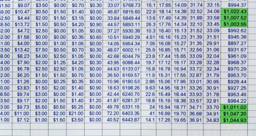 Cheminformatics data is often presented in the form of a spreadsheet.