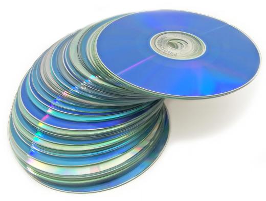 Stacking CDs can scratch them.