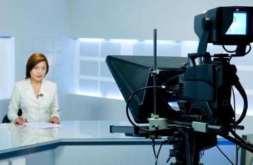 Two-way mirrors are components of teleprompters.