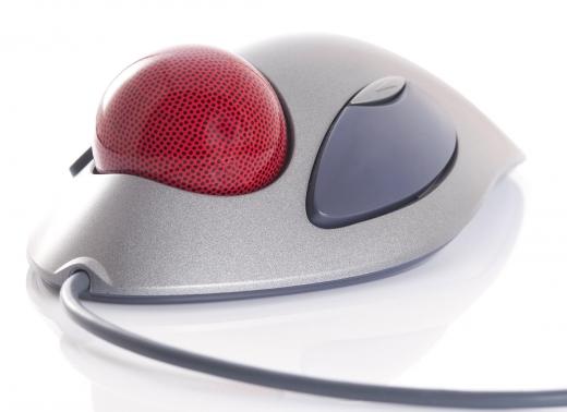 Many computer gamers prefer trackball mouses, which take up less desk space.