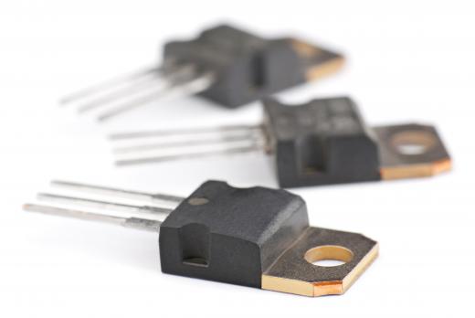 Transistors are used in audio equipment and other electronic devices.