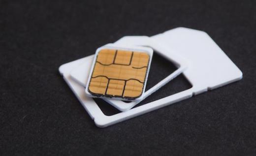 A SIM card often comes pre-cut, so that it can be used as a Mini, Micro, or Nano SIM.