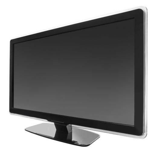 A flat screen video display.