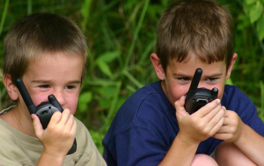 Most inexpensive walkie talkies for kids have a range of up to a mile.