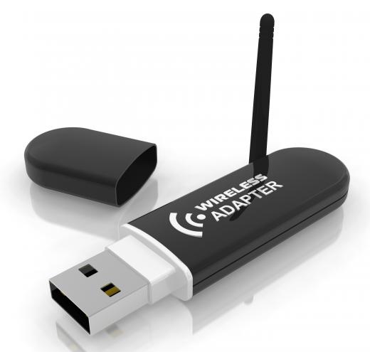 A mobile broadband dongle.