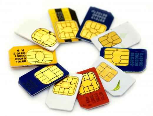 SIM cards.