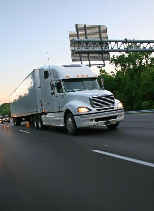 Truck drivers must keep daily logs of driving hours.