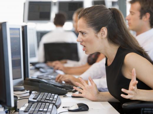 Computer users may experience frustration when facing a red screen of death.