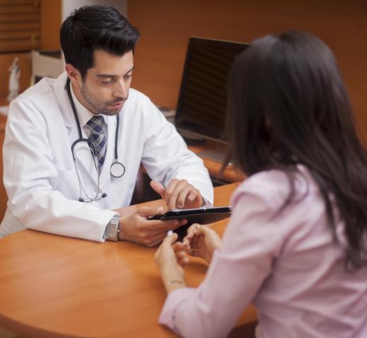 With patient medical records, doctors can access files using tablets and other technology.